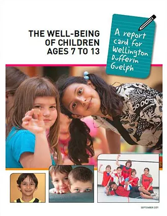 report cover with children ages 7 to 13